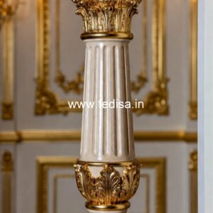 Stylish Terrace Stone Railings Rope Twist Spindles