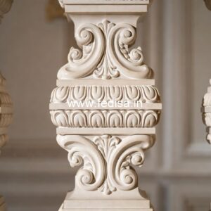 Modern Landscaping Stone Balusters Silver Banister Spindles
