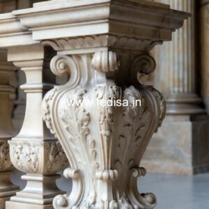 Sleek Marble Balusters For Modern Staircases Square End Balusters
