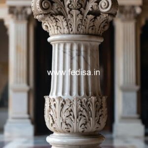 Polished Marble Baluster Designs Stair Handrail Spindles