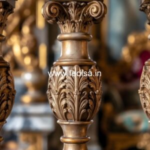 Designer Marble Railings For Villas Stone Baluster Railing