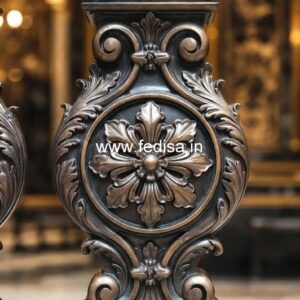 Handcrafted White Marble Railings Treated Deck Balusters