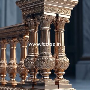 Luxury Home Staircase Design With Balusters