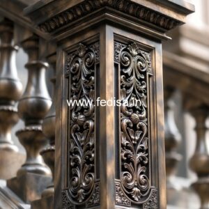 Decorative Railings With Premium Balusters Ash Gray Balusters