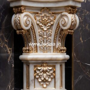 High-end Interior Design Balusters Wooden Staircase Banister