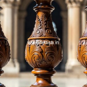 Luxury Home Staircase Design With Balusters