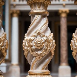 High-end Stone Railing Solutions Wood Deck Balusters