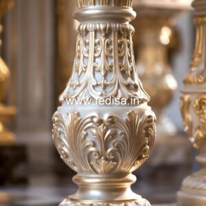 Handcrafted Marble Stone Railings Handrail And Spindles