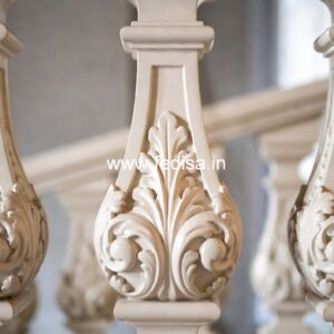 Elegant Home Exterior Stone Designs Cast Iron Spindles