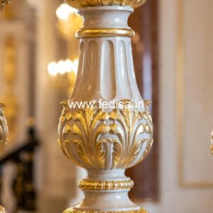 Premium Decorative Stone Railings Adjustable Stair Balusters