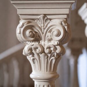 Stylish Marble Railings For Interiors Snap And Lock Balusters