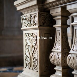 Indoor Marble Staircase Balusters Custom Iron Balusters