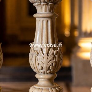 18. Stylish Stone Railings For Interiors White Stair Balusters