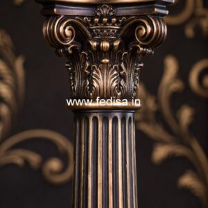 20. Modern Exterior Stone Balusters Metal Spindle Railing