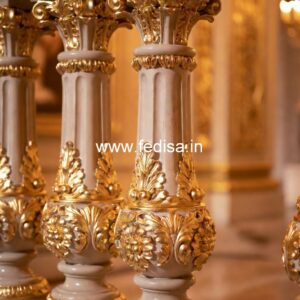 Custom Exterior Stone Railings Square Metal Stair Spindles