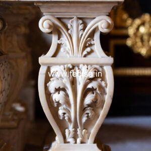 Sleek Marble Balusters For Modern Staircases Horizontal Iron Balusters