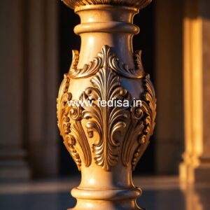 Ornate Marble Baluster Designs Square Balusters White