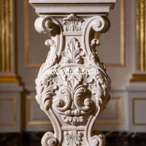 Natural Marble Staircase Design Ideas Stair Spindles Primed