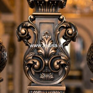 Luxury Staircase Baluster Designs For Villas