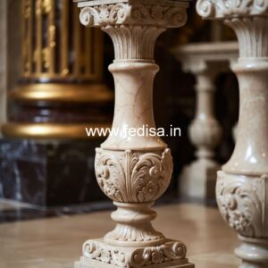 11. Modern Stone Baluster Designs For Stylish Homes Tapered Wood Spindles