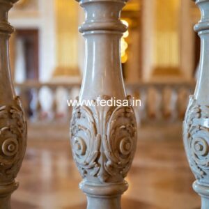 14. Sleek Stone Balusters For Modern Staircases Steel Banister Spindles