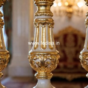 17. Creative Stone Baluster Designs Copper Balusters