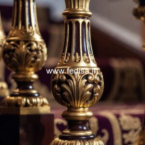 Designer Entrance Stone Balusters Pre Drilled Baluster Rail