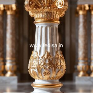 1. Luxury Marble Baluster Designs For Elegant Homes Tapered Wood Stair Spindles