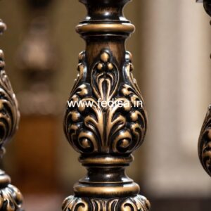 Sleek Marble Balusters For Modern Staircases White Balusters Metal