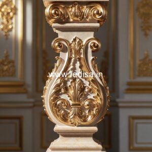 Premium Home Marble Baluster Styles Twisted Wood Balusters