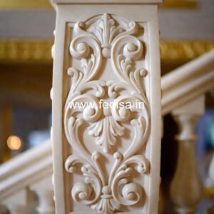 Top Stone Baluster Trends 2054 Brown Deck With White Spindles