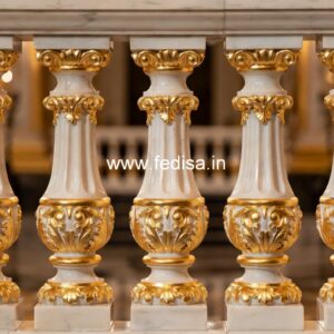 Unique Stone Baluster Designs That Impress Brushed Metal Stair Spindles