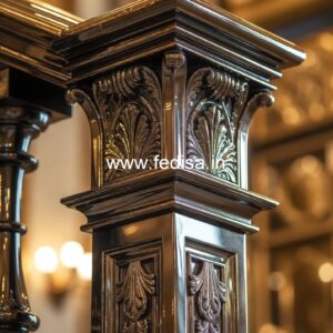 Elegant Architectural Stone Balusters Contemporary Metal Stair Spindles