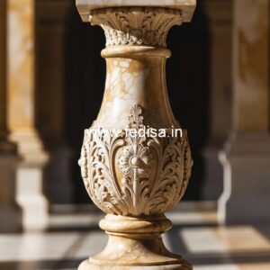1. Luxury Marble Baluster Designs For Elegant Homes Curved Iron Balusters