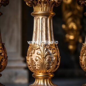 Custom Carved Marble Baluster Designs Flat Sawn Porch Balusters