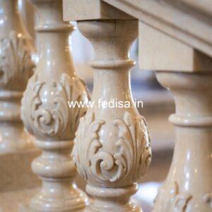 Modern Landscaping Marble Balusters Horizontal Wood Balusters