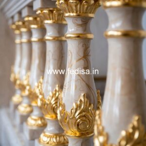 Luxury Staircase Baluster Designs For Villas Metal Balustrades And Handrails