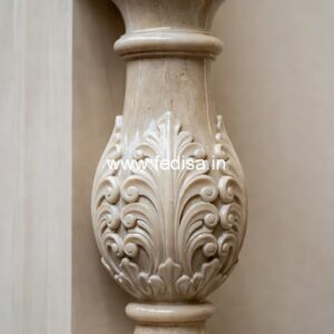 14. Sleek Stone Balusters For Modern Staircases Pressure Treated Wood Balusters