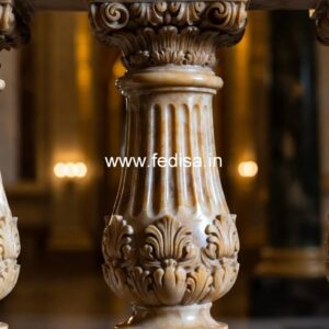 Indoor Marble Staircase Balusters Stairs With Horizontal Balusters