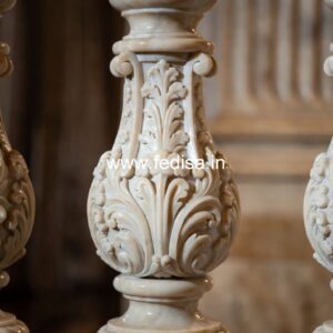 Modern Balcony Marble Railings