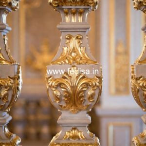 Ornamental Baluster Designs For Royal Interiors White Newel Post With Iron Balusters