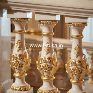 Premium Staircase Baluster Designs For Villas White Wood Stair Spindles