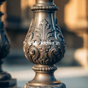 Modern Metal Luxury Baluster Designs Large Wood Spindles