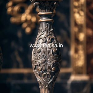 Classic Staircase Railings With Balusters Metal And Wood Spindles