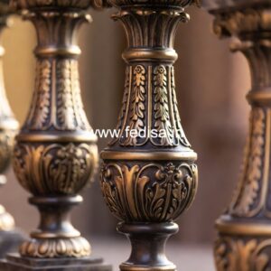 Sleek Luxury Staircase Baluster Designs White Pvc Spindles