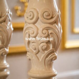 Decorative Railings With Premium Balusters Wood Banister With White Spindles