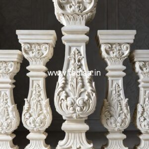 Eye-catching Stone Railing Designs Face Mount Deck Balusters