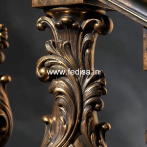 Designer Entrance Stone Balusters Indoor Banister Railing