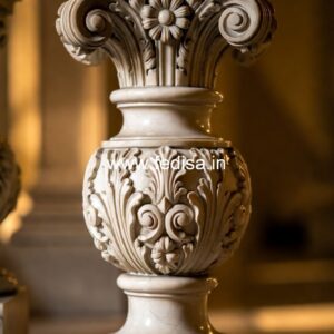 Custom Exterior Stone Railings Metal Deck Balusters Face Mount