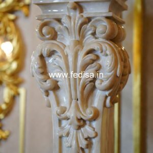 9. Decorative Marble Balusters For Royal Interiors Wood Deck Balusters